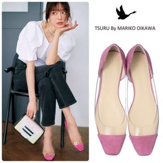 ツルバイマリコオイカワ(TSURU by Mariko Oikawa)のCLASSY掲載◇ ツルバイマリコオイカワ　Muscari 新品　ピンク　23(ハイヒール/パンプス)