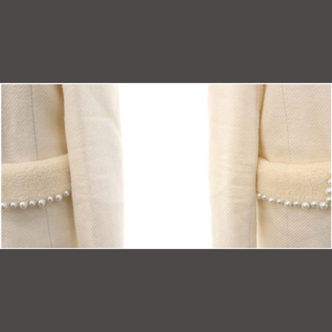 Chesty(チェスティ)のチェスティ Chesty パールAラインコート ロング 0 XS アイボリー レディースのジャケット/アウター(その他)の商品写真