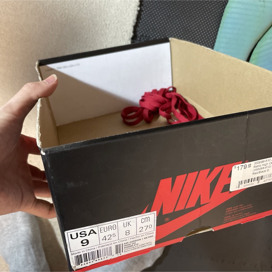 NIKE(ナイキ)のNike Air Jordan 1 Retro High OG Bred Toe メンズの靴/シューズ(スニーカー)の商品写真