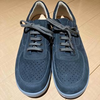 ビルケンシュトック(BIRKENSTOCK)のデッドストック ドイツ製 finn comfort スニーカー グレーネイビー(スニーカー)