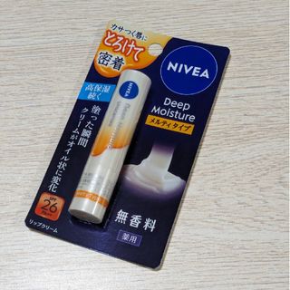 ニベア(ニベア)の【未使用未開封】ニベア ディープモイスチャーリップ メルティタイプ 1個(その他)