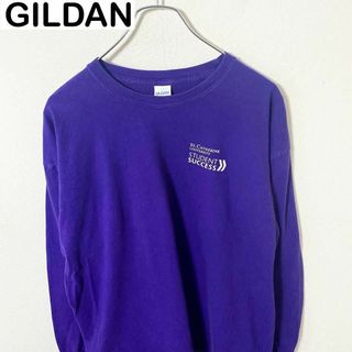 GILDAN ギルダン　プリント　長袖　Tシャツ　ロンT 古着　アメカジ(Tシャツ/カットソー(七分/長袖))