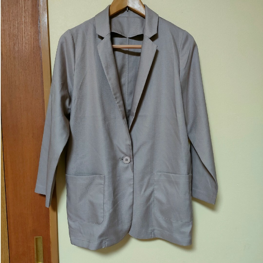 ピンクベージュ ジャケット レディースのジャケット/アウター(テーラードジャケット)の商品写真