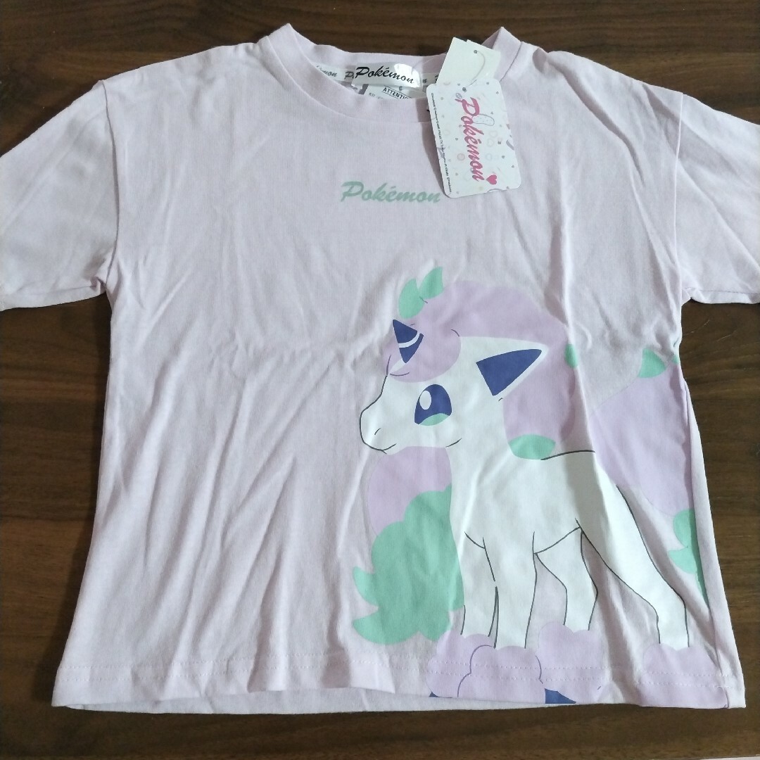 ポケモン(ポケモン)の新品ポケモン半袖Tシャツ120 ポニータ キッズ/ベビー/マタニティのキッズ服女の子用(90cm~)(Tシャツ/カットソー)の商品写真