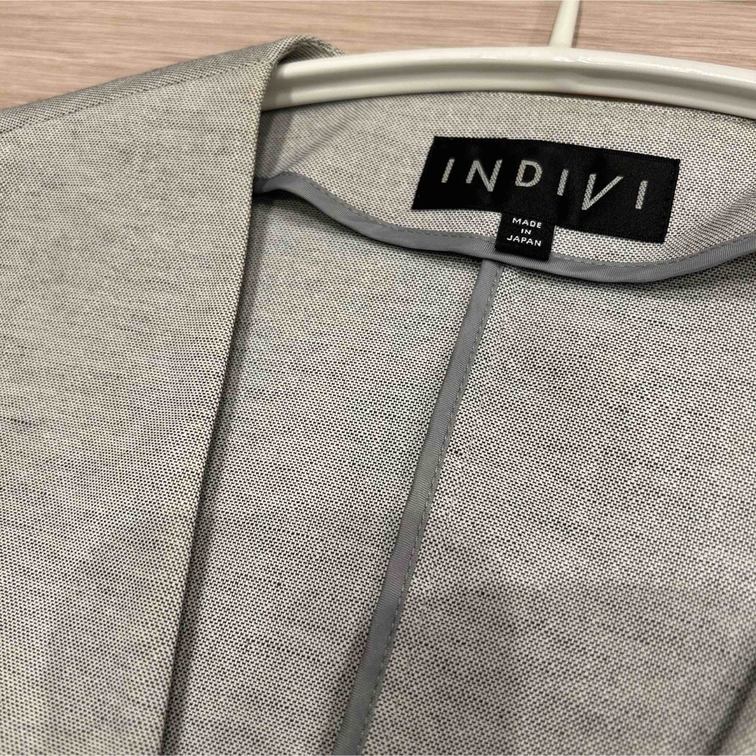 INDIVI(インディヴィ)のこば09様専用　INDIVI ジャケット・GAPワンピース レディースのジャケット/アウター(ノーカラージャケット)の商品写真