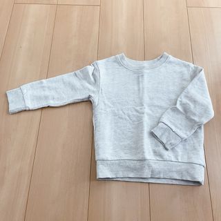 ニシマツヤ(西松屋)の子供服　トップス　長袖　トレーナー　サイズ100 西松屋 グレー(Tシャツ/カットソー)