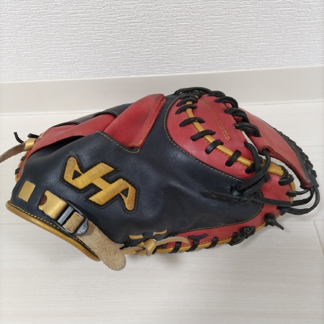 HATAKEYAMA(ハタケヤマ)のハタケヤマ 軟式 キャッチャーミット PRO-M2 スポーツ/アウトドアの野球(グローブ)の商品写真