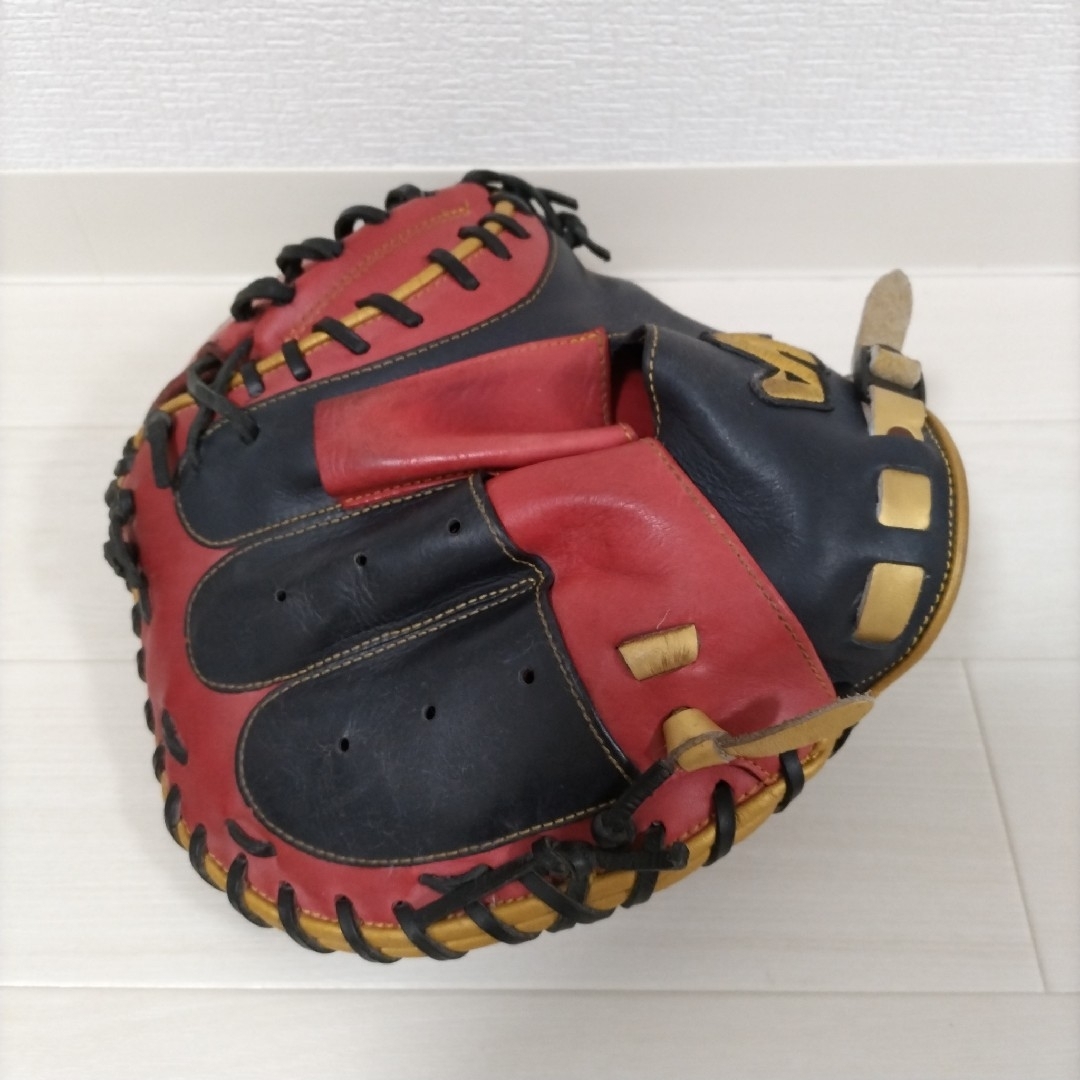 HATAKEYAMA(ハタケヤマ)のハタケヤマ 軟式 キャッチャーミット PRO-M2 スポーツ/アウトドアの野球(グローブ)の商品写真