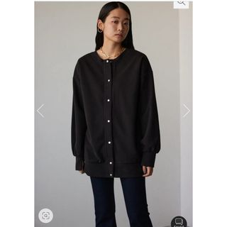 アズールバイマウジー(AZUL by moussy)のアズールバイマウジー　着丈 バリエ スナップボタン カーディガン レディース (カーディガン)