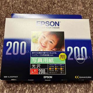 エプソン(EPSON)のEPSON写真用紙  光沢  L版  200枚入(その他)