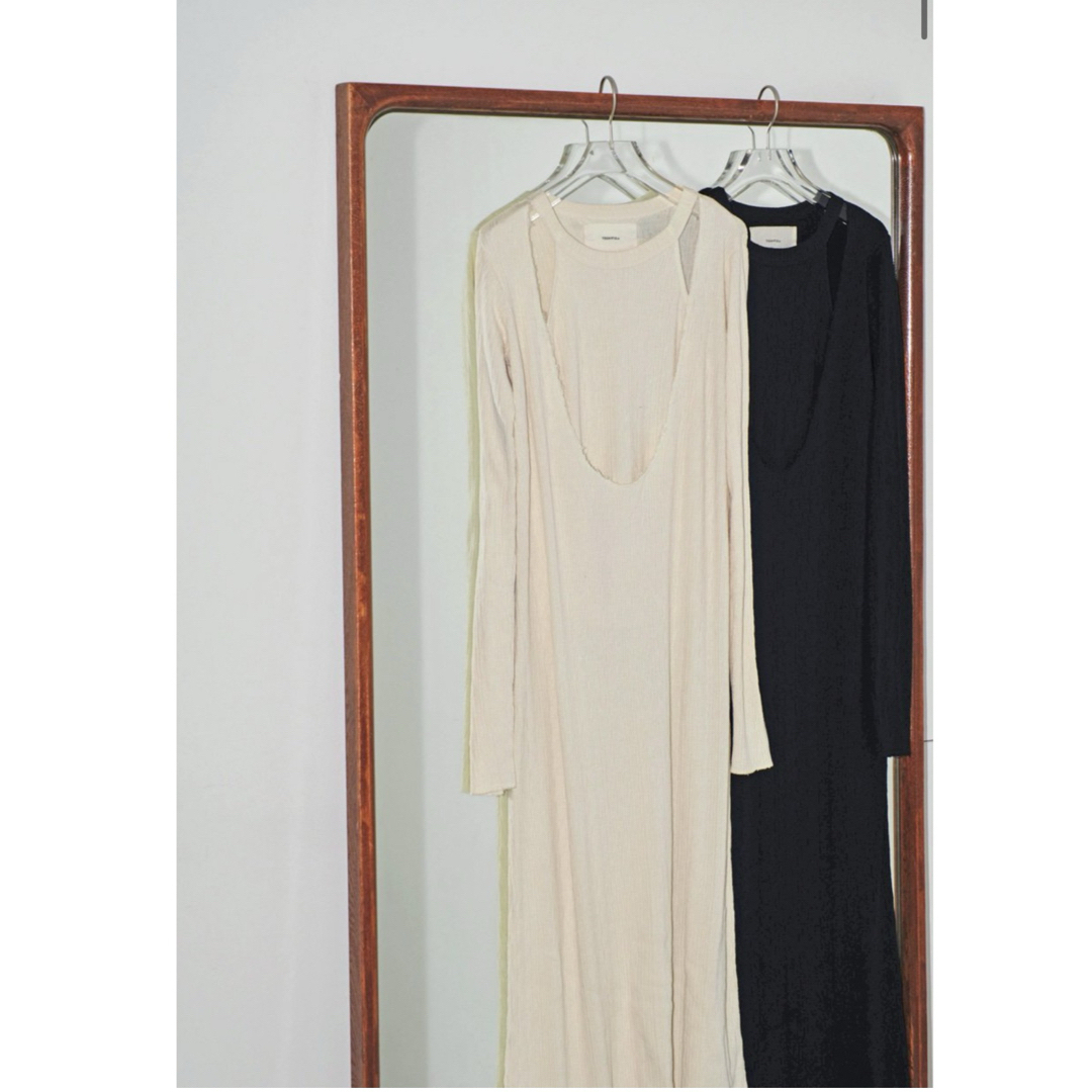 Layered Rib Dress  レディースのワンピース(ロングワンピース/マキシワンピース)の商品写真