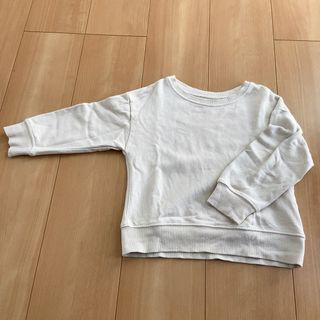 フタフタ(futafuta)の子供服　トップス　長袖　トレーナー　サイズ100 フタフタ　アイボリー(Tシャツ/カットソー)