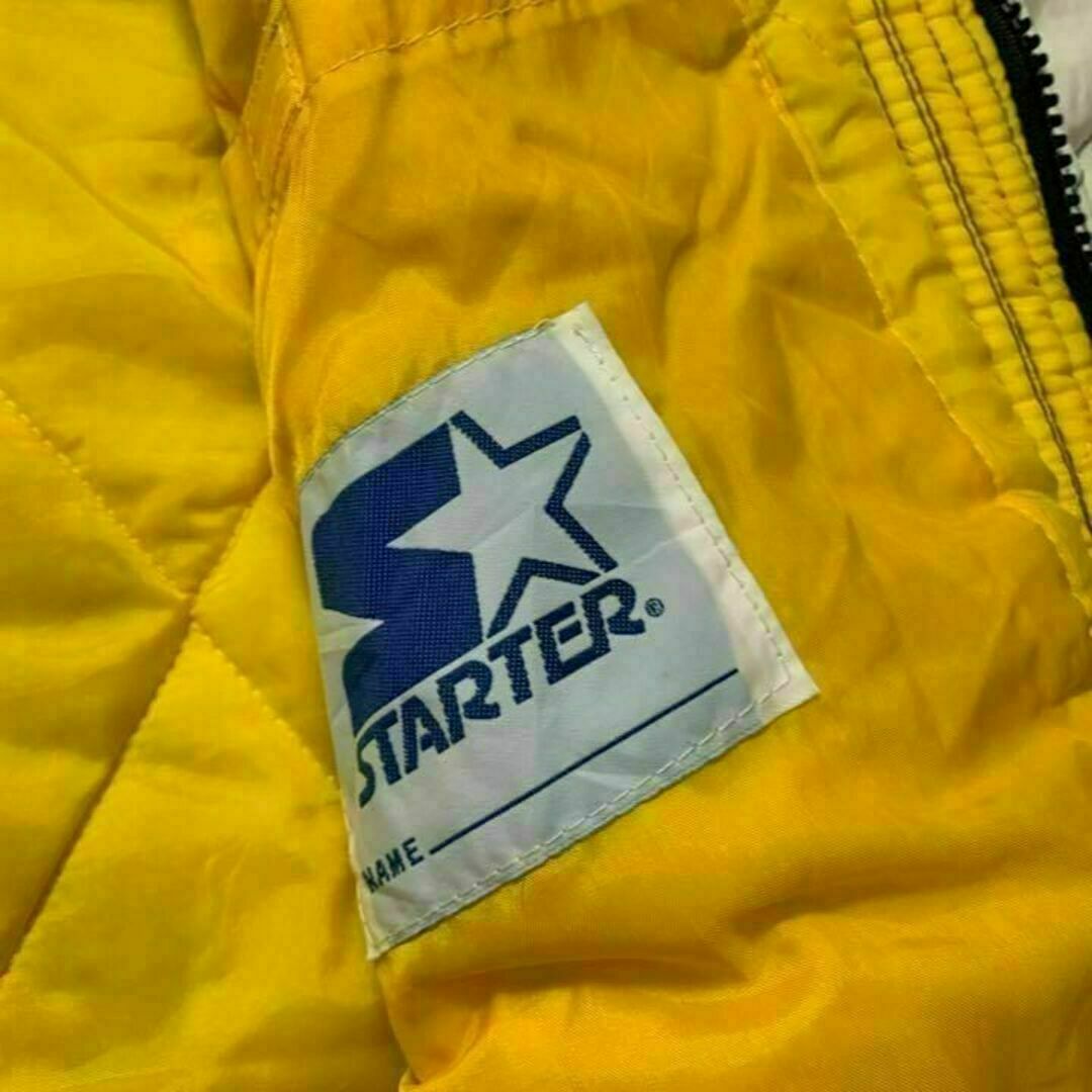 STARTER(スターター)の90s STARTER STEELERSスティーラーズ中綿ジャケット刺繍イエロー メンズのジャケット/アウター(ブルゾン)の商品写真