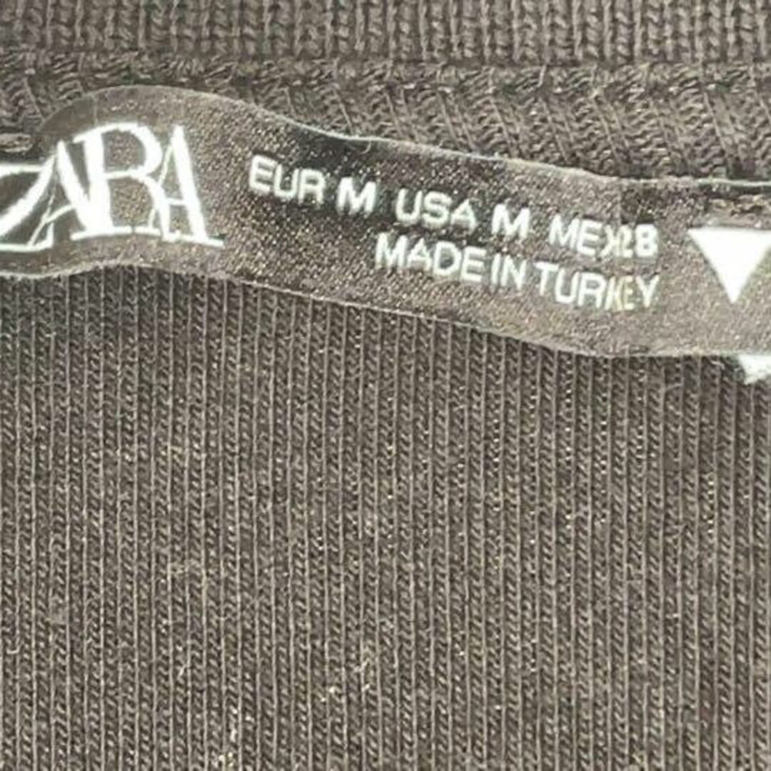 ZARA(ザラ)のZARA ザラ 膝丈 ワンピース ブラック モダン ヴィンテージ M レディース レディースのワンピース(ひざ丈ワンピース)の商品写真