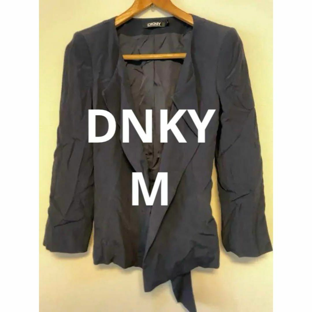DKNY(ダナキャランニューヨーク)のDNKY ダナキャラン ジャケット ネイビー サイズ2 ヴィンテージ レディース レディースのジャケット/アウター(その他)の商品写真