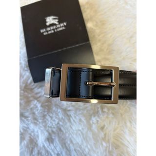 BURBERRY - 【美品】バーバリー ベルト スクエアバックル レザー