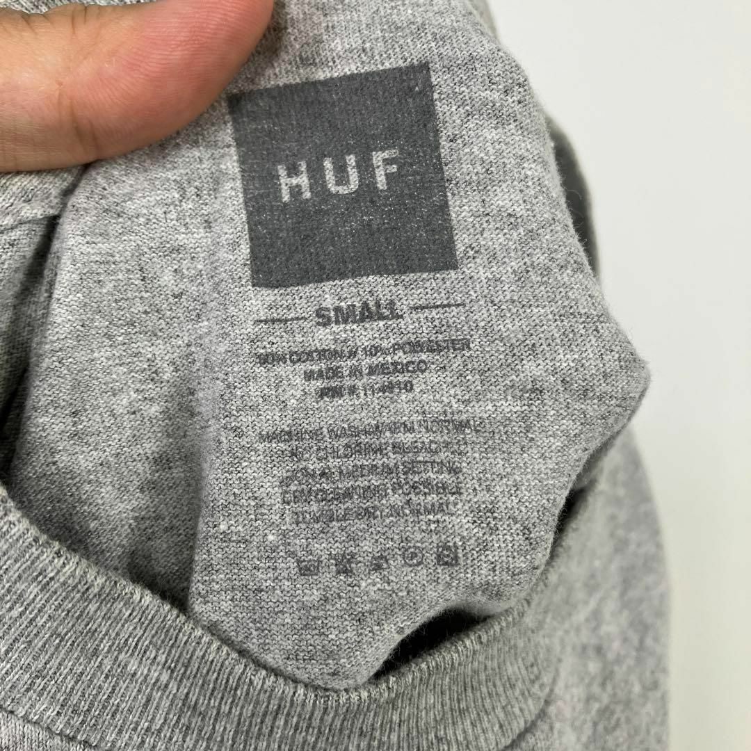 HUF(ハフ)のHUF ハフ　Tシャツ　グレー　S レディ　ビン　ロデオ　古着 メンズのトップス(Tシャツ/カットソー(半袖/袖なし))の商品写真