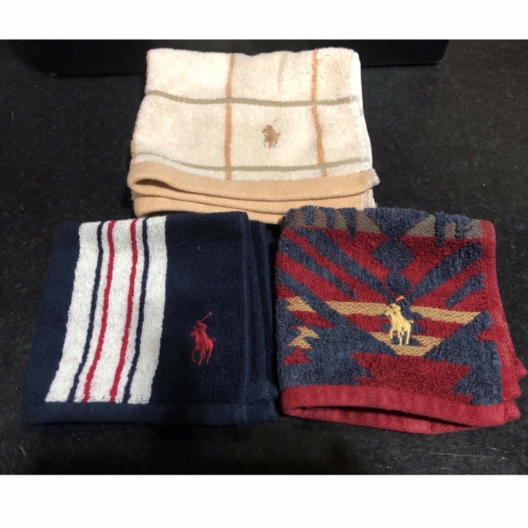 POLO RALPH LAUREN(ポロラルフローレン)の⭕️ ラルフローレン　タオルハンカチおまとめ レディースのファッション小物(ハンカチ)の商品写真