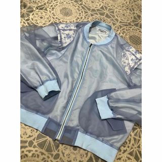 mikiosakabe ミキオサカベ 20ss シースルー　ma1 ジャケット