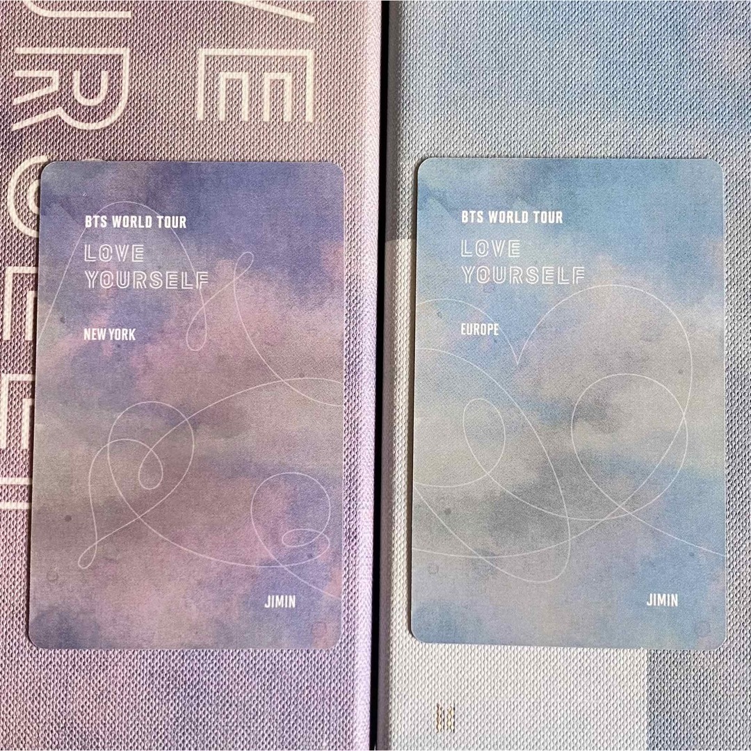 公式】BTS LOVE YOURSELF NY EU JIMIN 2枚 公式】BTS LOVE YOURSELF NY EU JIMIN 2枚