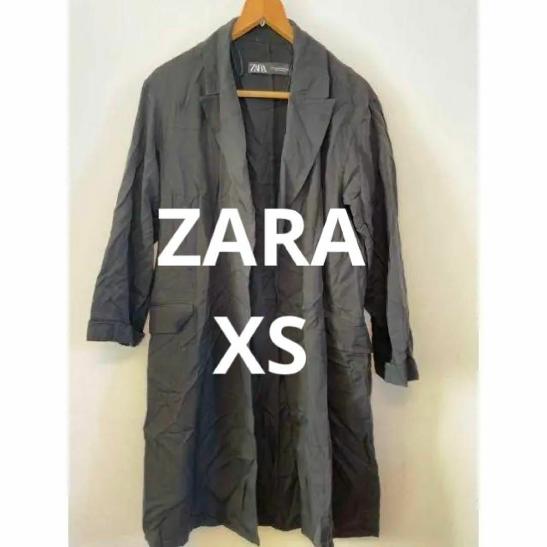 ZARA(ザラ)のZARA ザラ ロングコート ブラック リヨセル モダン ヴィンテージ メンズ メンズのジャケット/アウター(その他)の商品写真