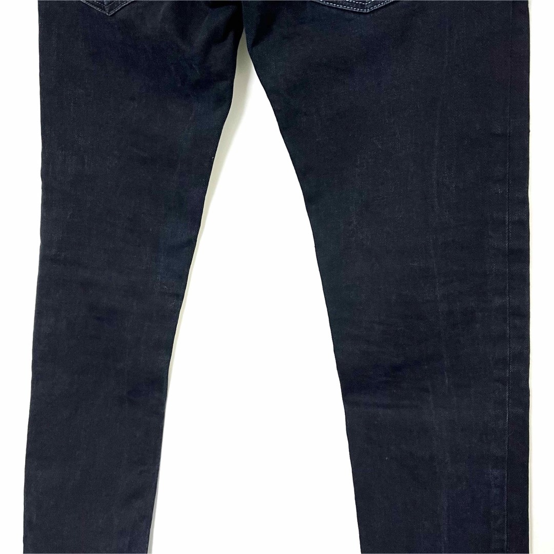 Nudie Jeans(ヌーディジーンズ)のBEAMS×Nudie jeans 別注　アシメントリー　ブラックデニム　W30 メンズのパンツ(デニム/ジーンズ)の商品写真