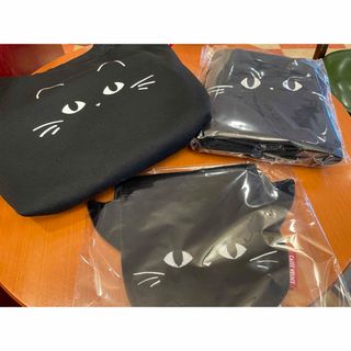 ベローチェ　黒ねこまみれグッズ　黒猫　トート　巾着　タオル　カフェベローチェ(トートバッグ)