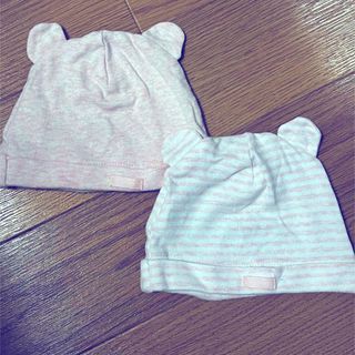 babyGAP - baby GAP 赤ちゃん帽子 0-3MONTHS 2個セット