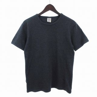 アヴィレックス(AVIREX)のアヴィレックス クルーネック Tシャツ カットソー リブ チャコールグレー M(Tシャツ/カットソー(半袖/袖なし))