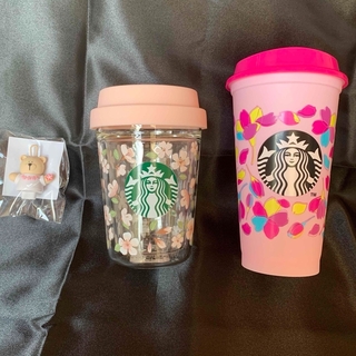 スターバックス(Starbucks)のスターバックス　SAKURA2024 ダブルウォール耐熱グラスカップ　(グラス/カップ)