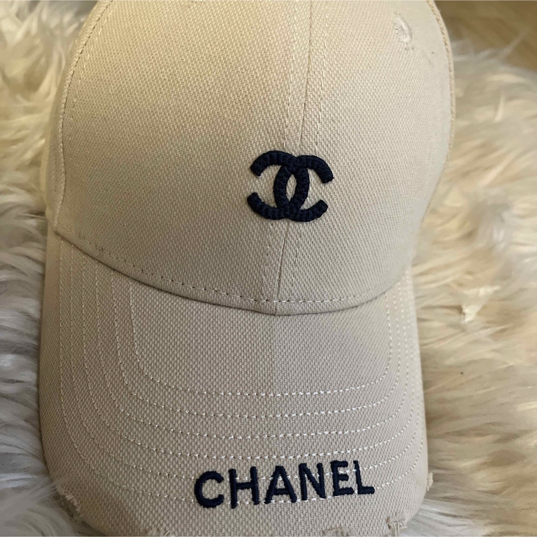 CHANELキャップノベルティ　ダメージ加工