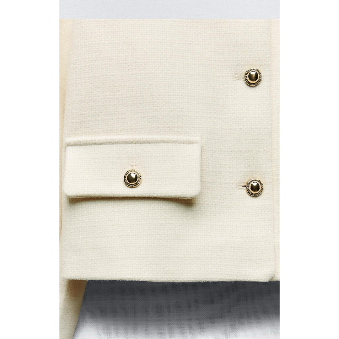 ZARA - ZARA/フラップクロップドジャケット XS 【新品•未使用 ZARA - ZARA/フラップクロップドジャケット XS 【新品•未使用