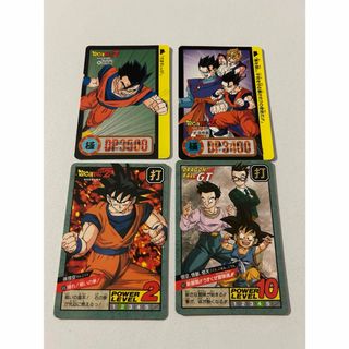 ドラゴンボール(ドラゴンボール)のドラゴンボール カードダス　孫悟空　孫悟飯　孫悟天　当時物　1995年1996年(カード)