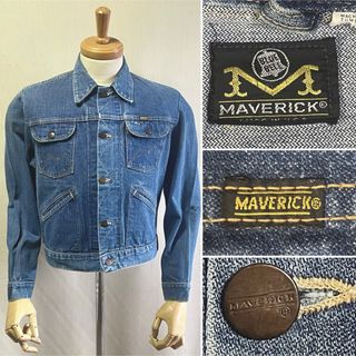 1970s MAVERICK  Denim Jacket  Size 38