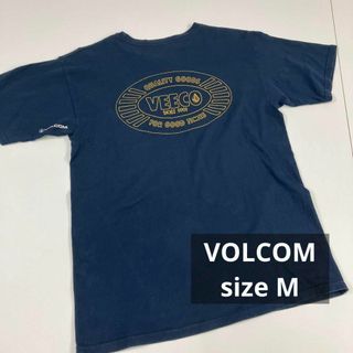 ボルコム(volcom)のVOLCOM ボルコム　Tシャツ　ポケット　ポケT ネイビー　Veeco 古着(Tシャツ/カットソー(半袖/袖なし))