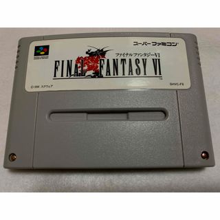 スーパーファミコン(スーパーファミコン)の︎ ⚫︎ファイナルファンタジー6 箱説なし　任天堂SFCソフト スクウェア⚫︎(家庭用ゲームソフト)