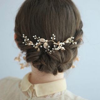 結婚式 コーム ヘアアクセサリー　髪飾り　ヘッドドレス　ウェディング　卒業式(その他)