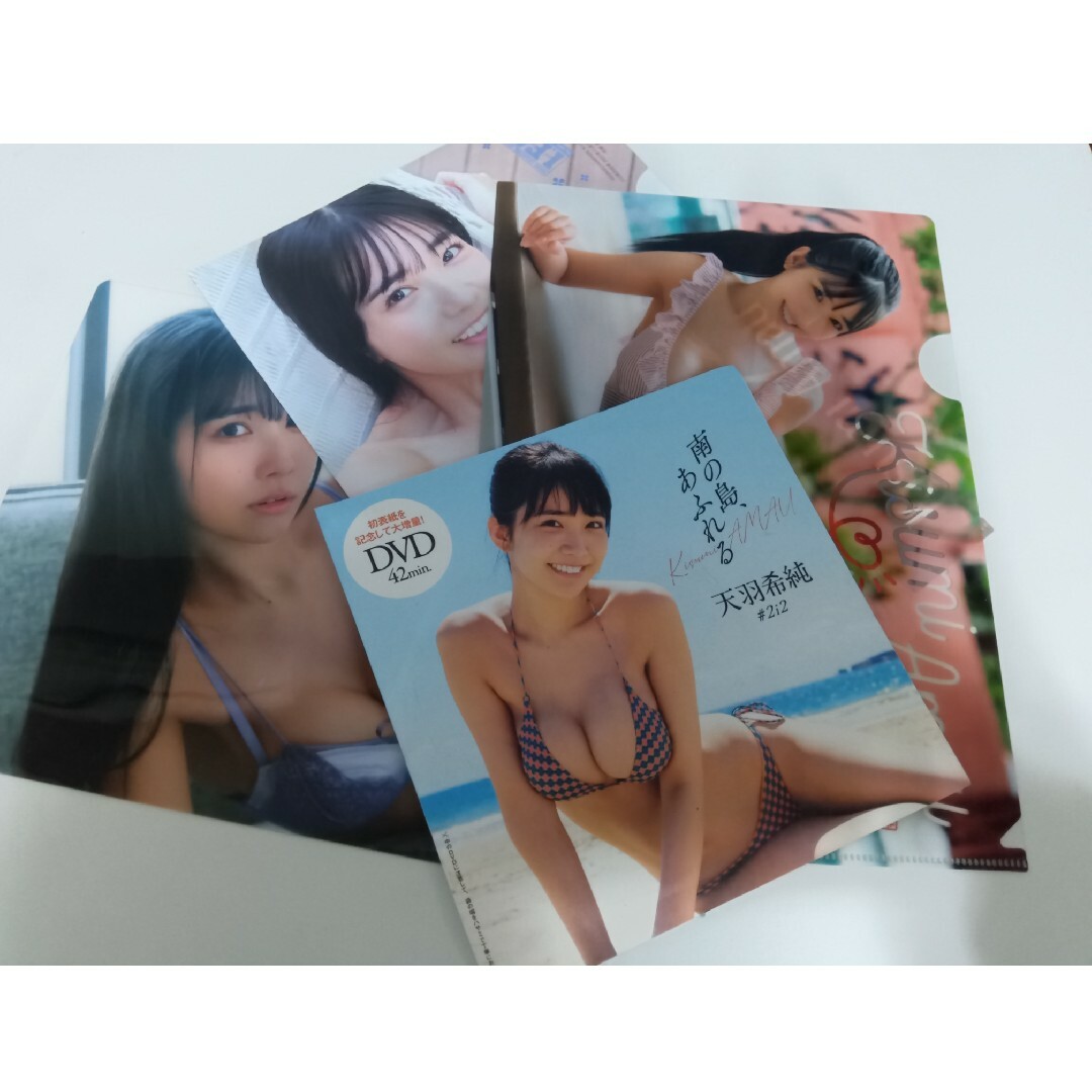 天羽希純・DVD＆クリアファイル エンタメ/ホビーのタレントグッズ(アイドルグッズ)の商品写真