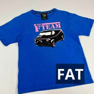 エフエーティー(FAT)のFAT Tシャツ　車　カー　CAR FTEAM 古着　ストリート　ブルー(Tシャツ/カットソー(半袖/袖なし))