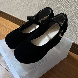 ハニーズ(HONEYS)のハニーズ 厚底パンプス ハイヒール スエード 秋 冬 黒 ブラック(ハイヒール/パンプス)