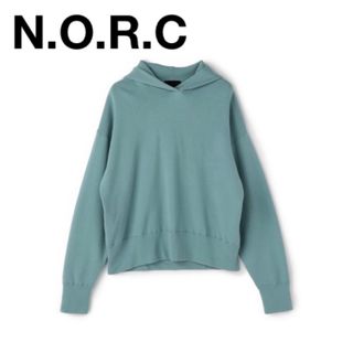 ノーク(N.O.R.C)の【新品】N.O.R.C ニット フーディー【ウォッシャブル スウェット】(パーカー)