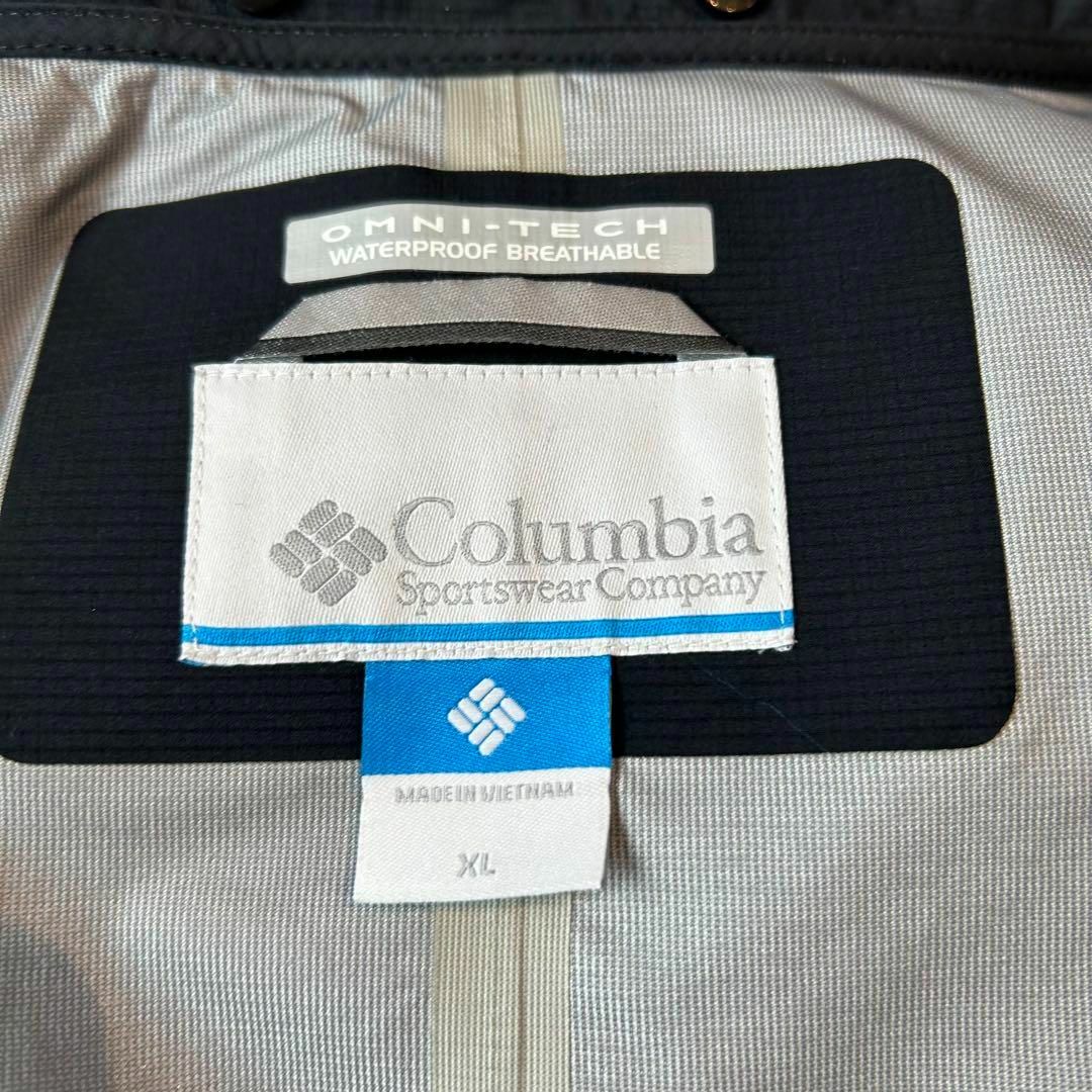 Columbia(コロンビア)の美品 コロンビア トレントブッシュジャケット XL ブラック 防水 メンズのジャケット/アウター(その他)の商品写真