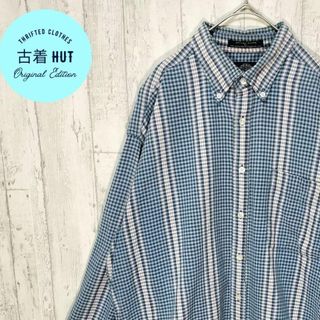 リーバイス(Levi's)のドッカーズ 長袖  ボタンダウン シャツ 90s ワンポイントロゴ  チェッ(シャツ)