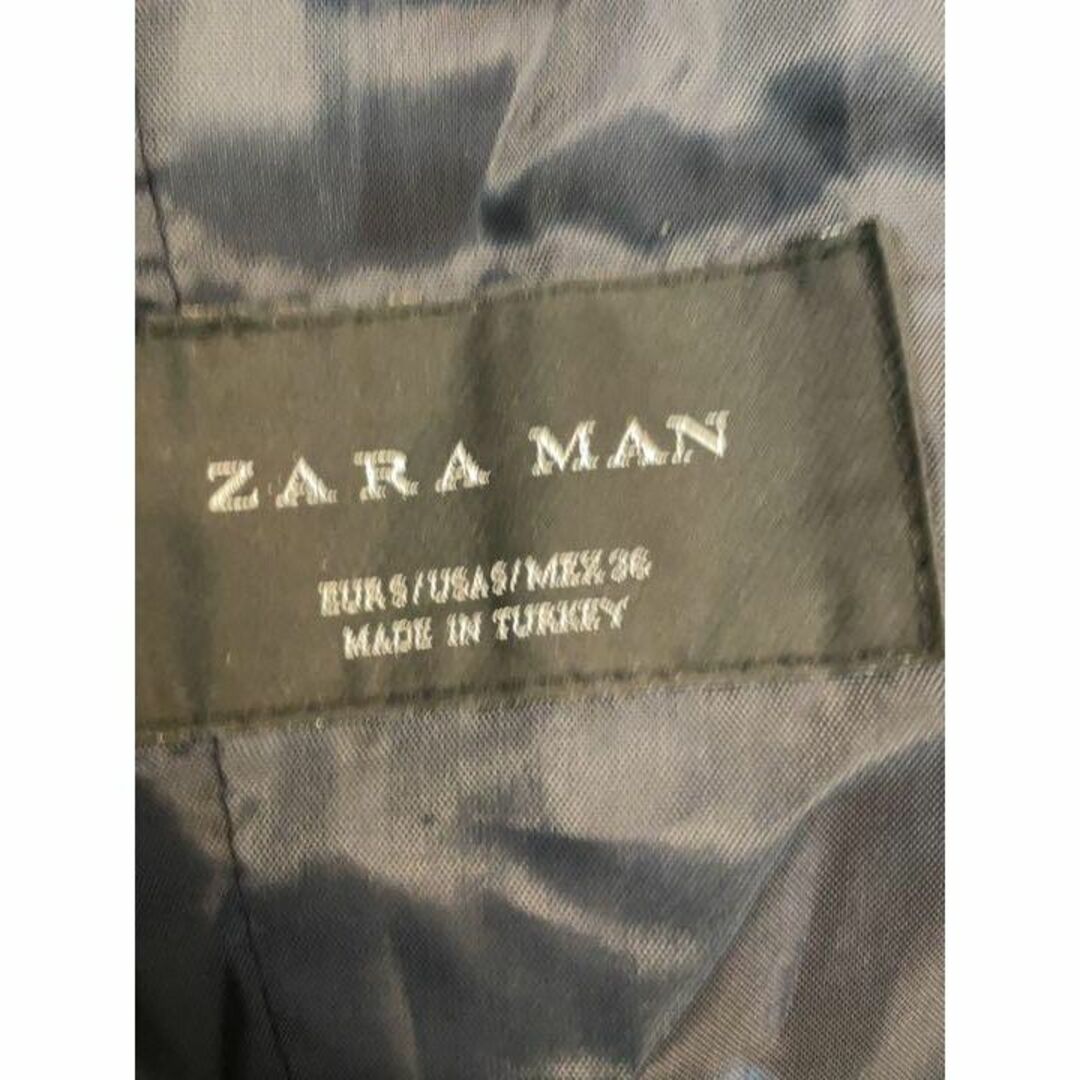 ZARA(ザラ)のZARA MAN テーラードジャケット ブルー 総柄 メンズ トルコ製 メンズのジャケット/アウター(テーラードジャケット)の商品写真