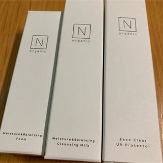 Norganic　ベースクリアUVプロテクター　メイク落とし　洗顔料　3点セット(化粧下地)