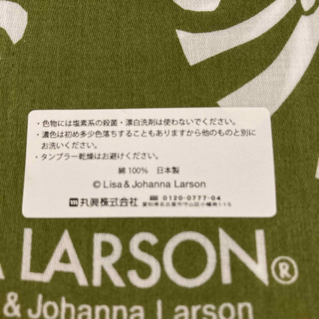 Lisa Larson(リサラーソン)のリサラーソン　コットンハンカチ　ネコ柄 レディースのファッション小物(ハンカチ)の商品写真