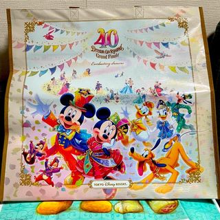 ディズニー(Disney)のディズニー　４０周年グランドフィナーレ　ショッピングバッグ(キャラクターグッズ)