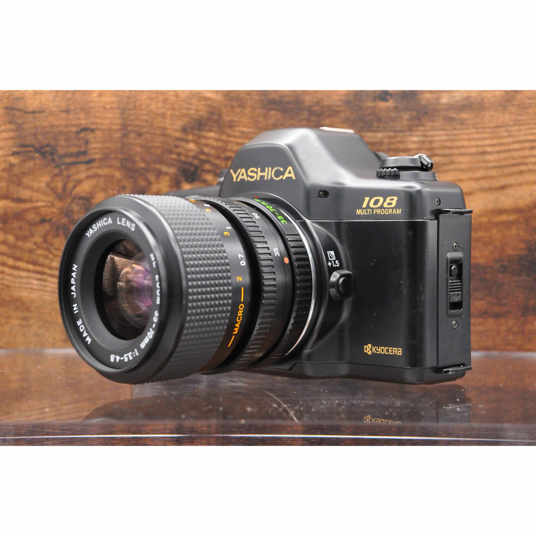 京セラ - フィルムカメラ YASHICA 108 レンズ付き 動作品の通販 京セラ - フィルムカメラ YASHICA 108 レンズ付き 動作品の通販