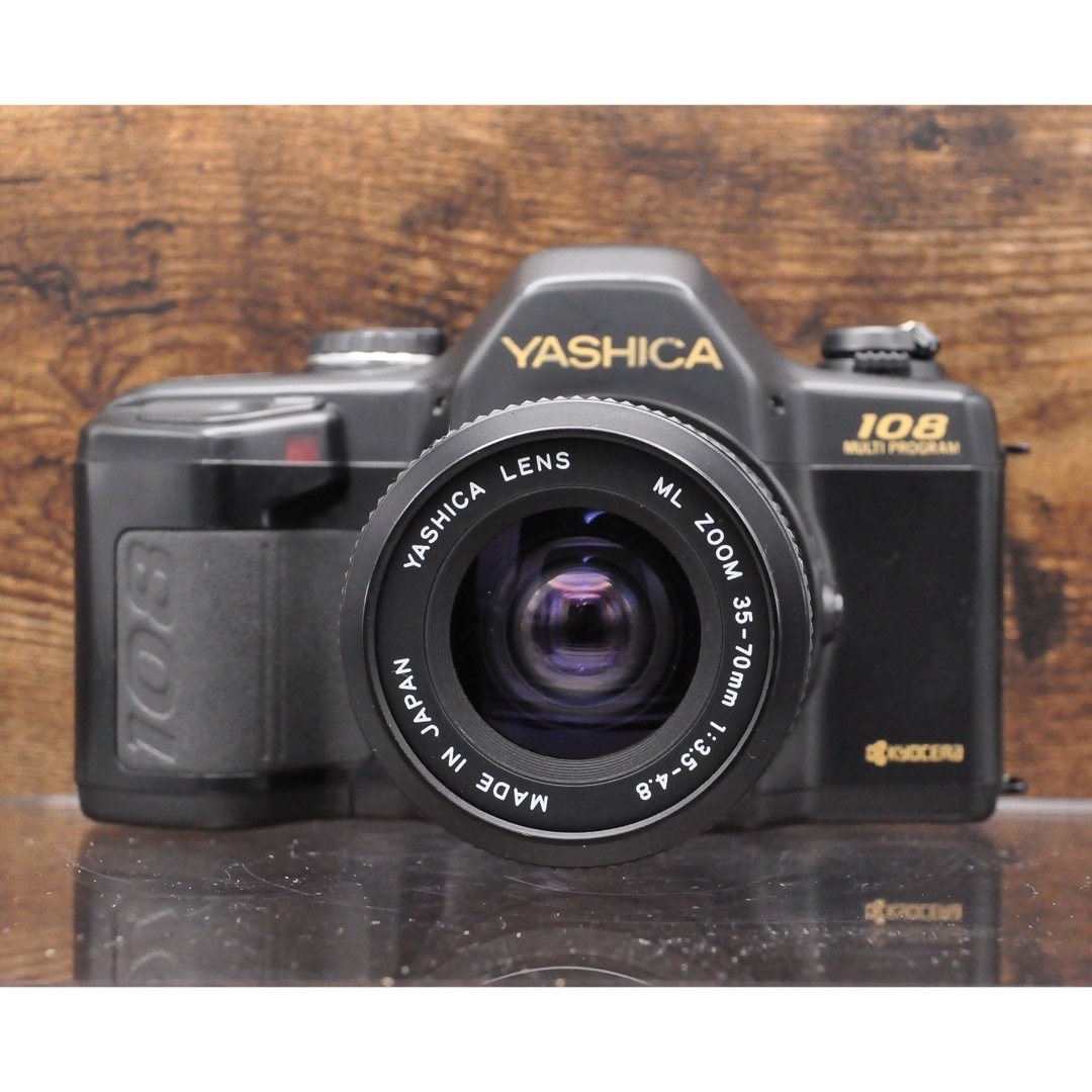 京セラ - フィルムカメラ YASHICA 108 レンズ付き 動作品の通販 京セラ - フィルムカメラ YASHICA 108 レンズ付き 動作品の通販