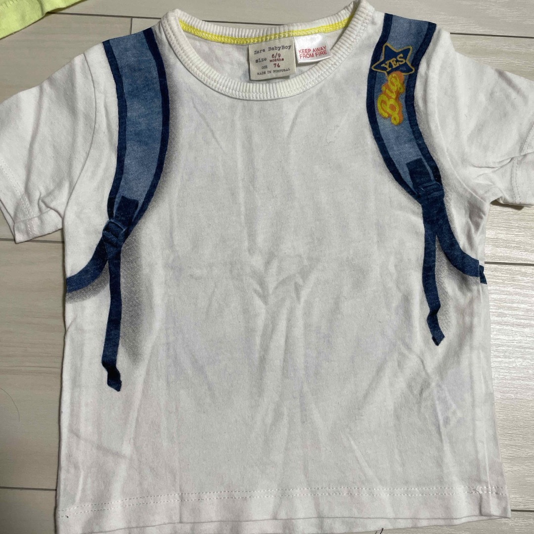 ZARA KIDS(ザラキッズ)のZARAKIDSトップス３点セット、Tシャツ キッズ/ベビー/マタニティのベビー服(~85cm)(Ｔシャツ)の商品写真